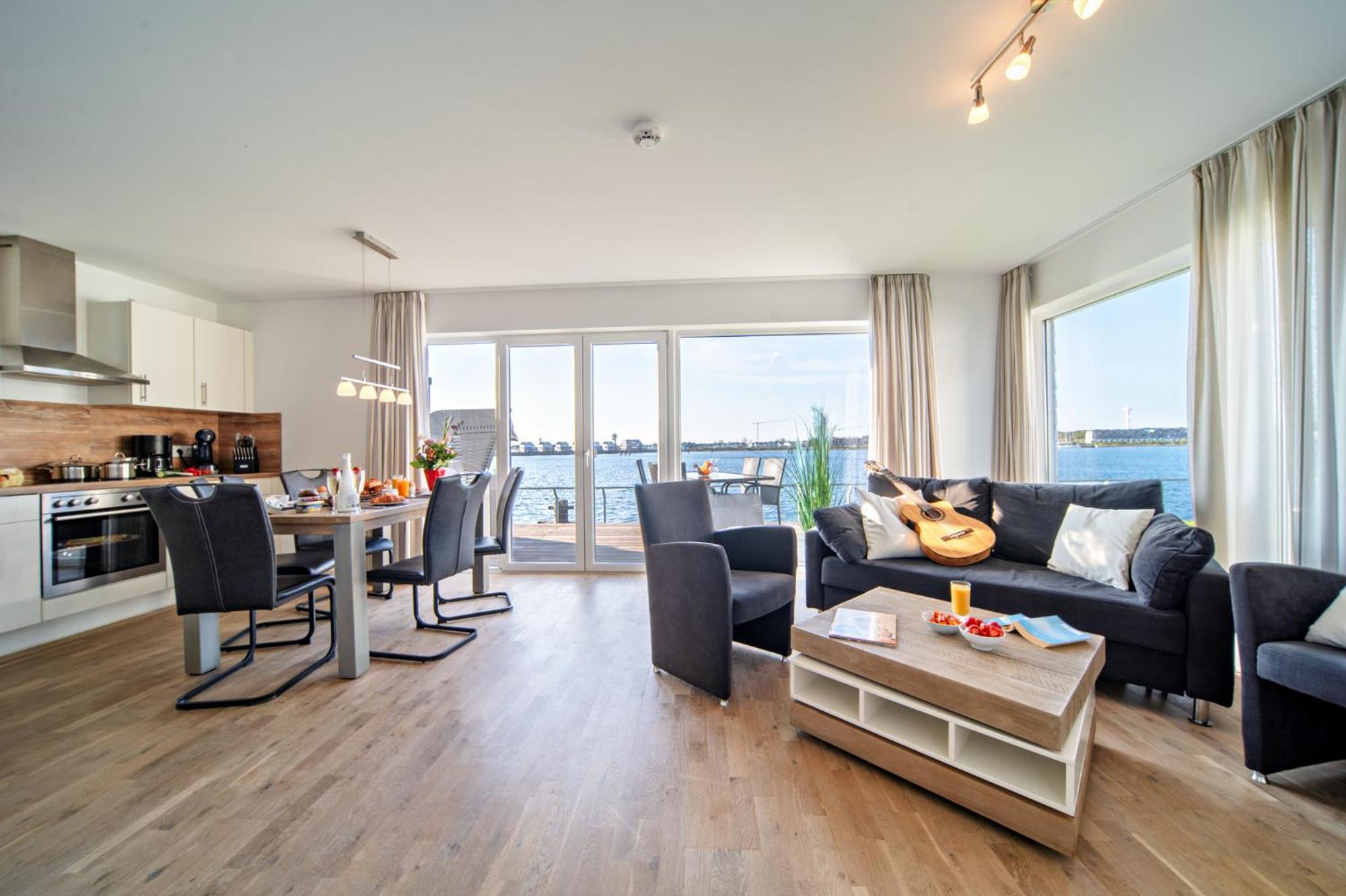 3-Zi-Fewo Brigantine 33 By Seeblick Ferien Oro, Wasserblick,Sauna Olpenitz Exteriér fotografie