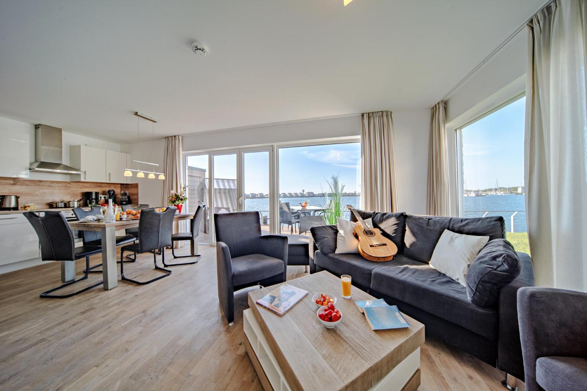 3-Zi-Fewo Brigantine 33 By Seeblick Ferien Oro, Wasserblick,Sauna Olpenitz Exteriér fotografie